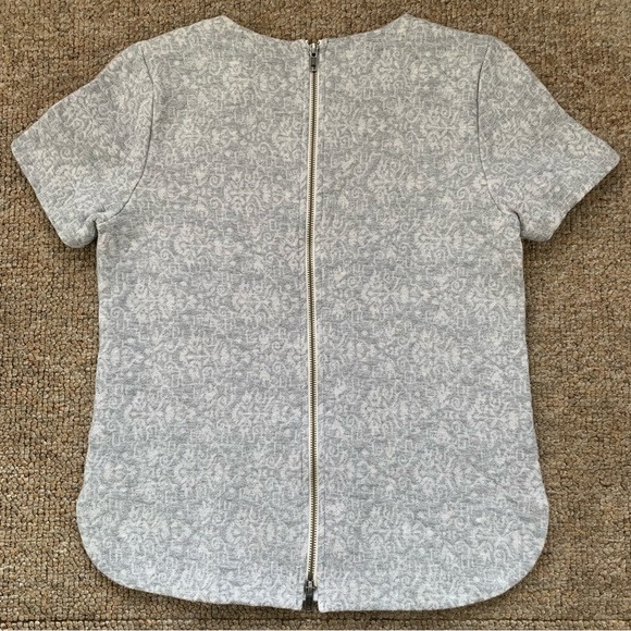 J.Crew Jacquard Back Zip Sweatshirt Small - Picture 7 of 9